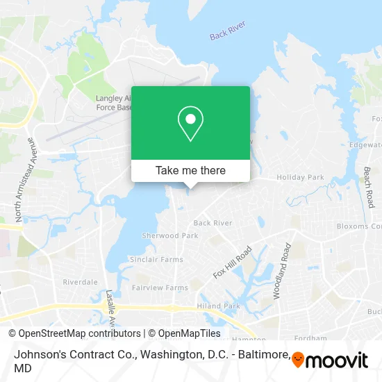 Johnson's Contract Co. map