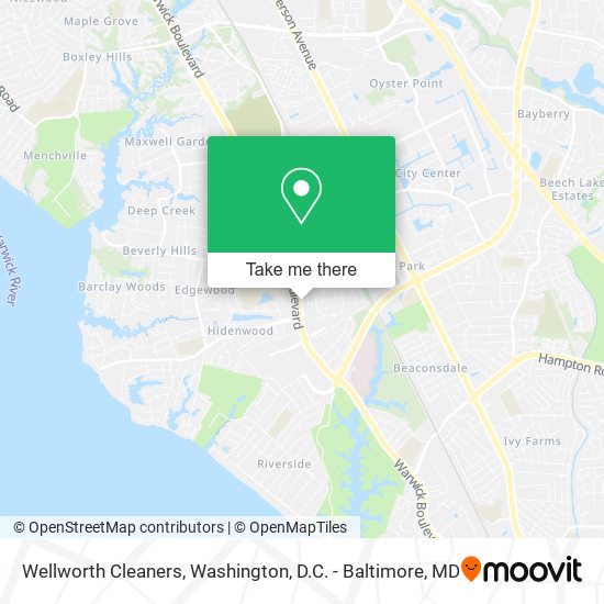 Wellworth Cleaners map