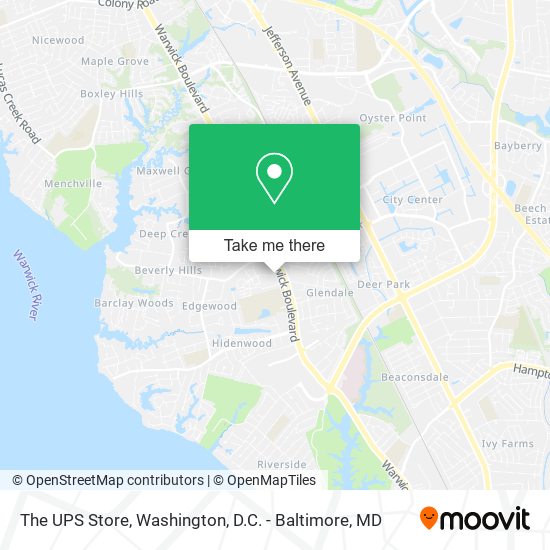 Mapa de The UPS Store
