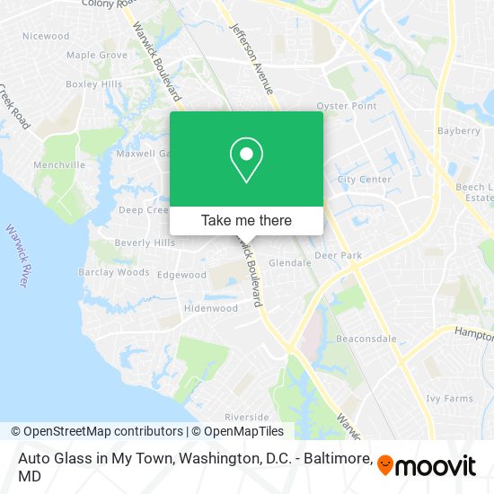 Auto Glass in My Town map