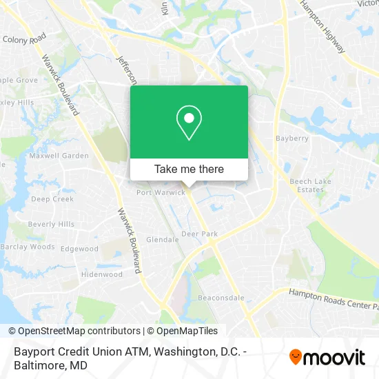 Bayport Credit Union ATM map