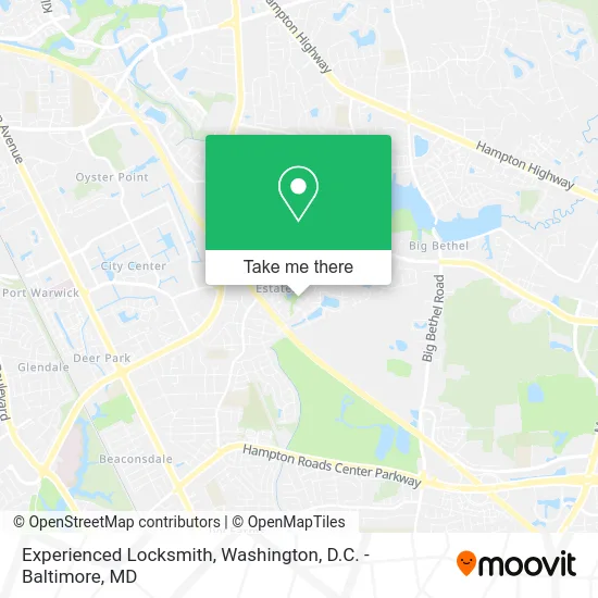 Experienced Locksmith map