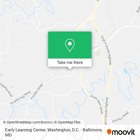 Early Learning Center map