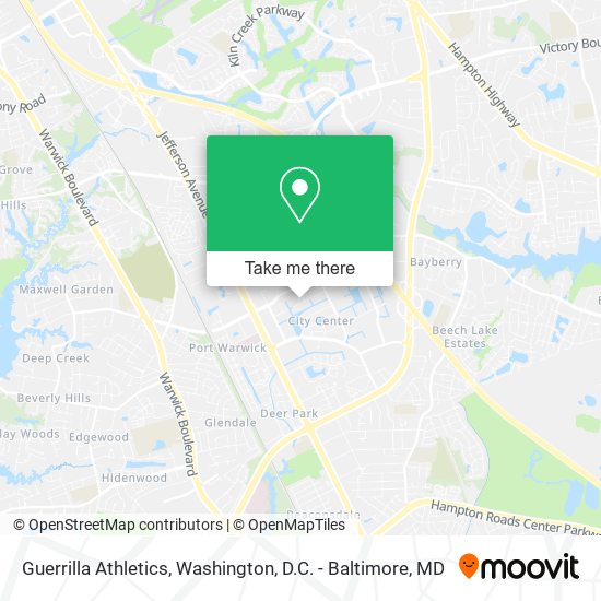 Guerrilla Athletics map