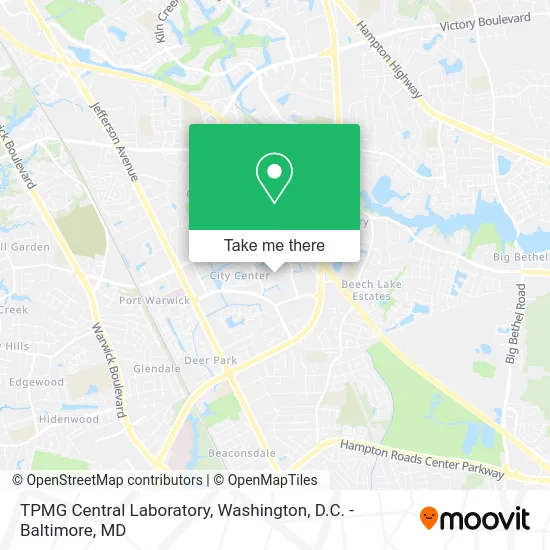 TPMG Central Laboratory map