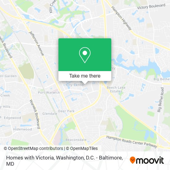 Homes with Victoria map