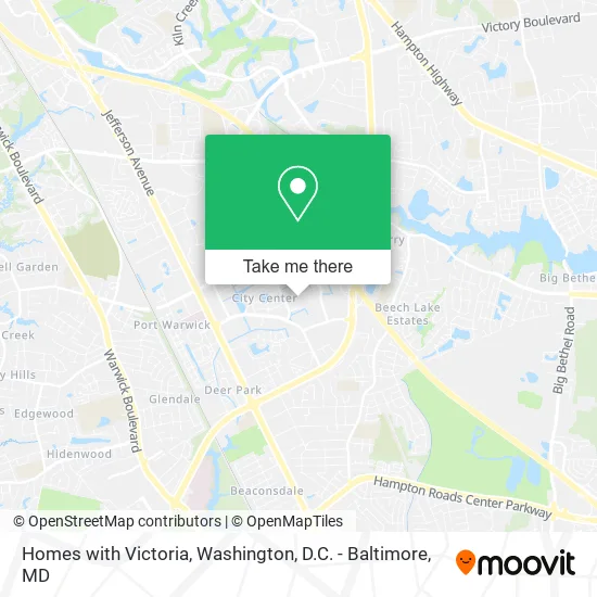 Homes with Victoria map