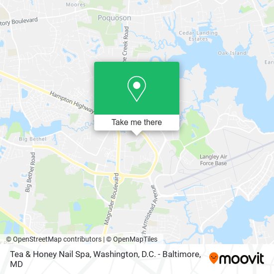 Tea & Honey Nail Spa map