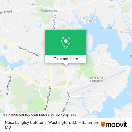 Mapa de Nasa Langley Cafeteria