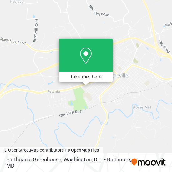 Mapa de Earthganic Greenhouse