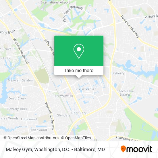 Malvey Gym map