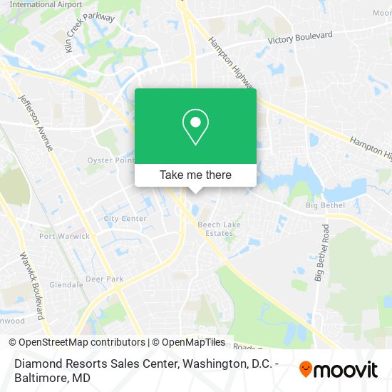 Diamond Resorts Sales Center map