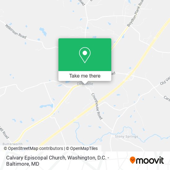 Mapa de Calvary Episcopal Church