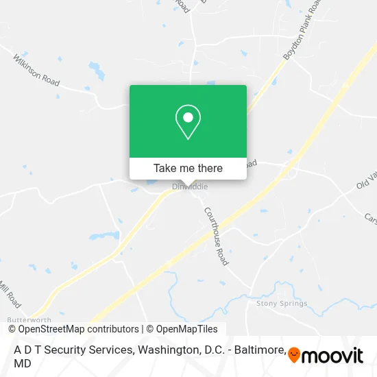 A D T Security Services map