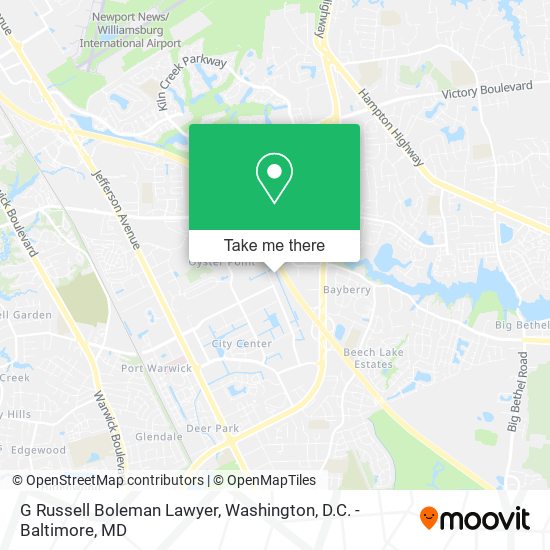 G Russell Boleman Lawyer map