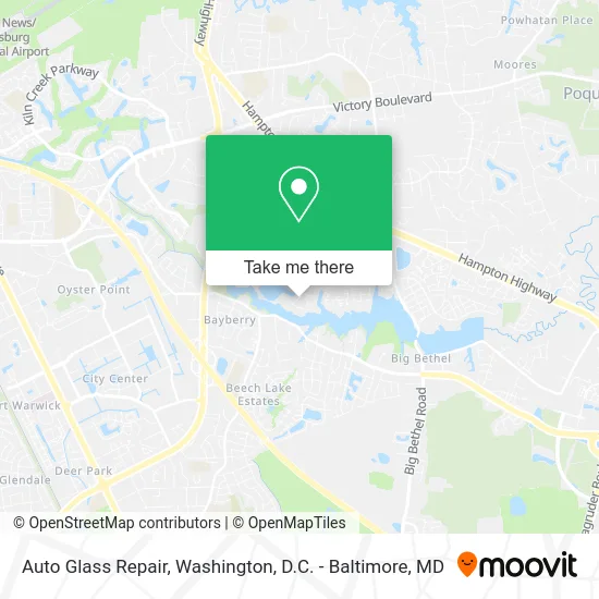 Auto Glass Repair map