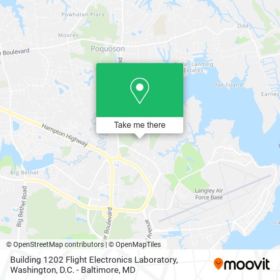 Building 1202 Flight Electronics Laboratory map