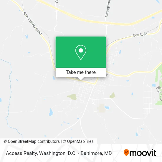 Access Realty map