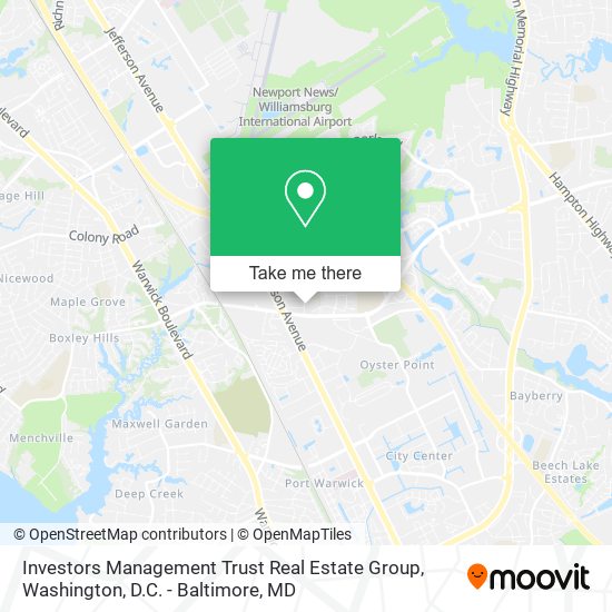 Investors Management Trust Real Estate Group map