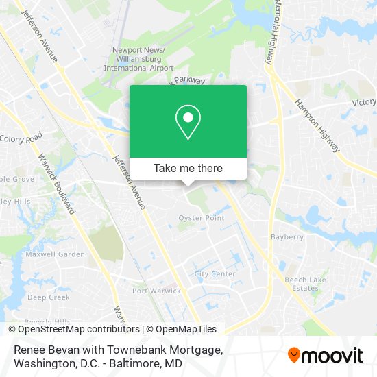 Mapa de Renee Bevan with Townebank Mortgage