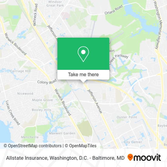 Allstate Insurance map