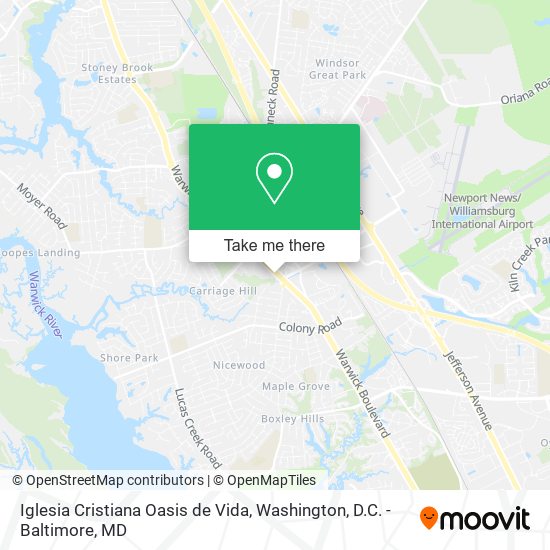 Iglesia Cristiana Oasis de Vida map