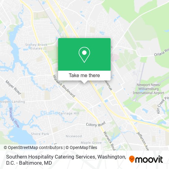 Southern Hospitality Catering Services map