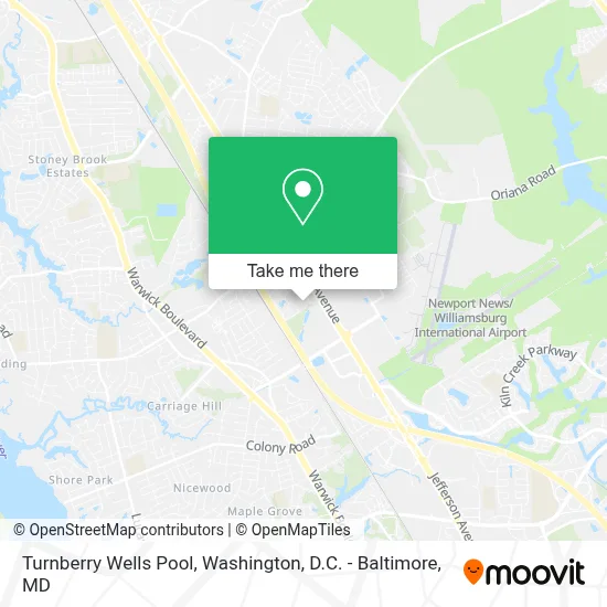Turnberry Wells Pool map
