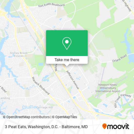 3 Peat Eats map