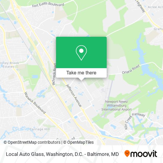 Local Auto Glass map