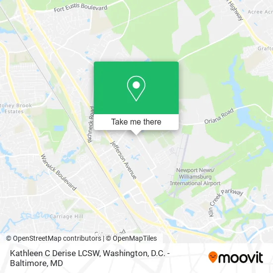 Mapa de Kathleen C Derise LCSW