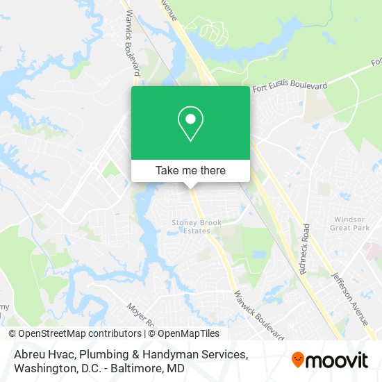 Mapa de Abreu Hvac, Plumbing & Handyman Services