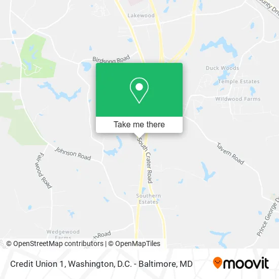 Credit Union 1 map