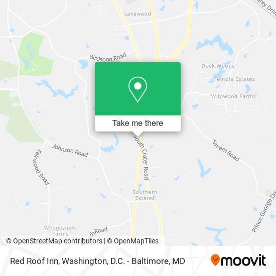Red Roof Inn map