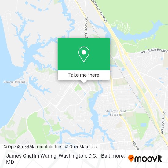 Mapa de James Chaffin Waring
