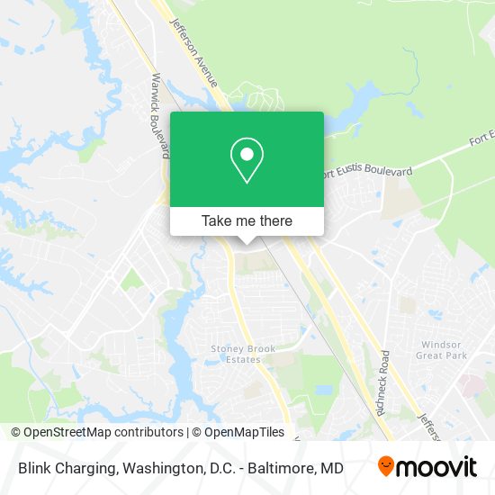 Blink Charging map