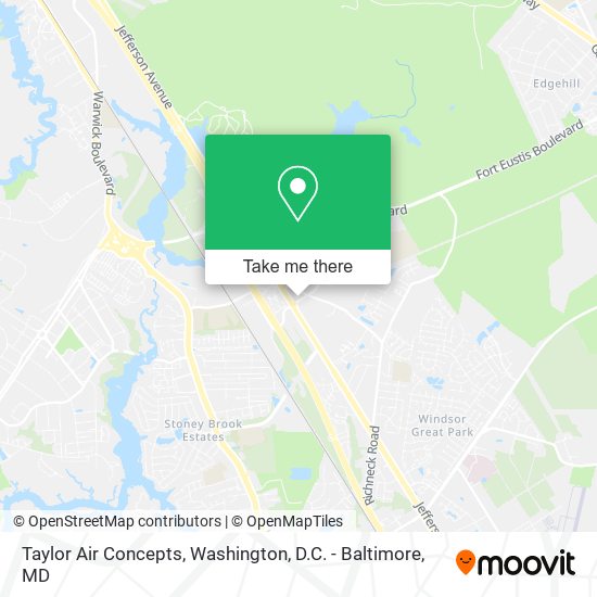 Taylor Air Concepts map