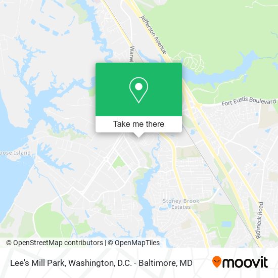 Mapa de Lee's Mill Park