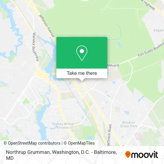 Northrup Grumman map