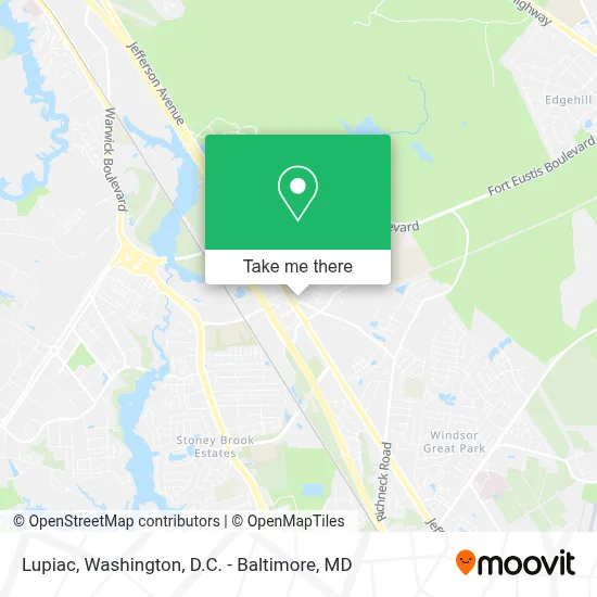 Lupiac map