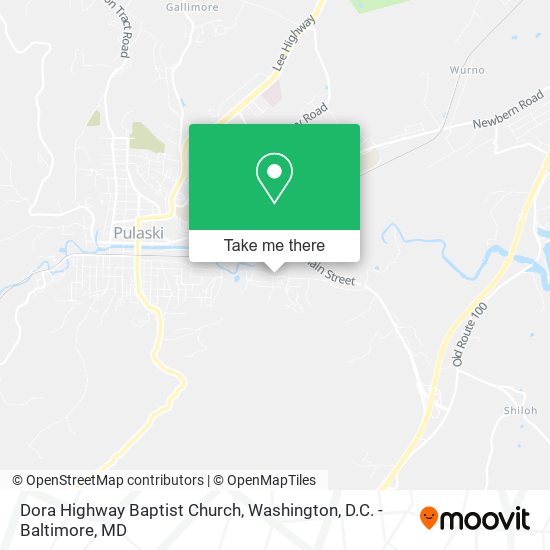 Dora Highway Baptist Church map