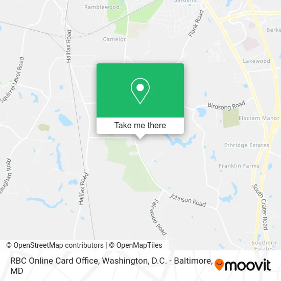 RBC Online Card Office map