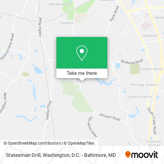 Mapa de Statesman Grill
