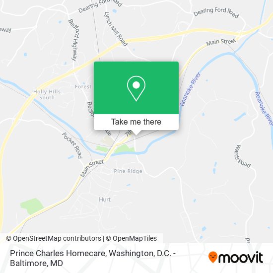 Mapa de Prince Charles Homecare