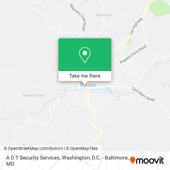 Mapa de A D T Security Services