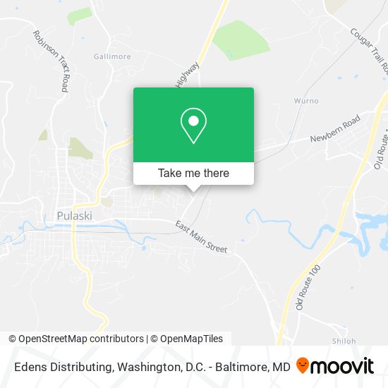Mapa de Edens Distributing