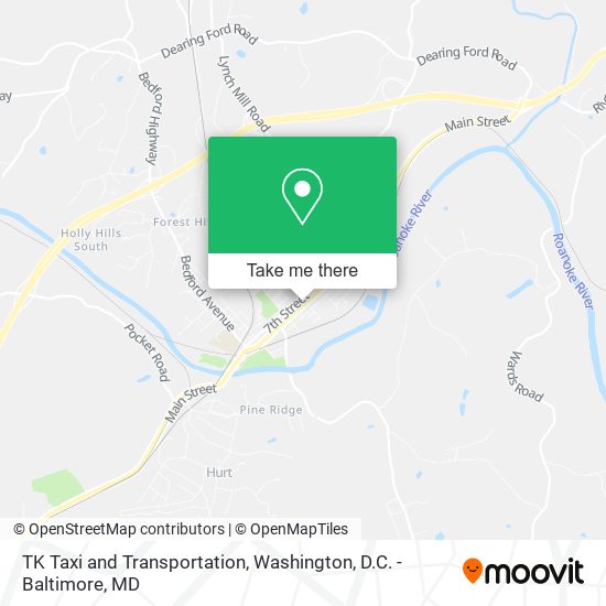 Mapa de TK Taxi and Transportation