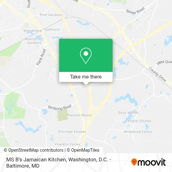 MS B's Jamaican Kitchen map