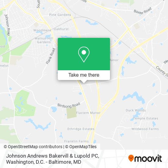 Mapa de Johnson Andrews Bakervill & Lupold PC