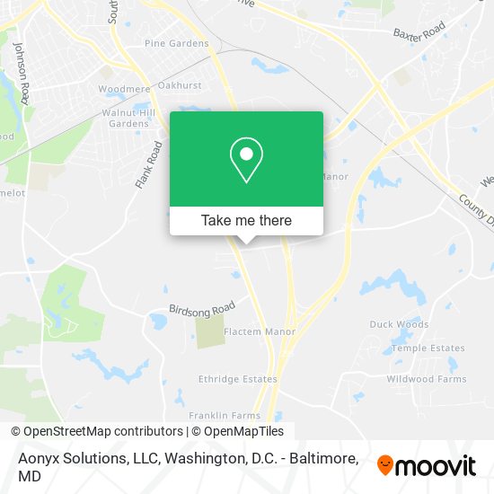 Mapa de Aonyx Solutions, LLC